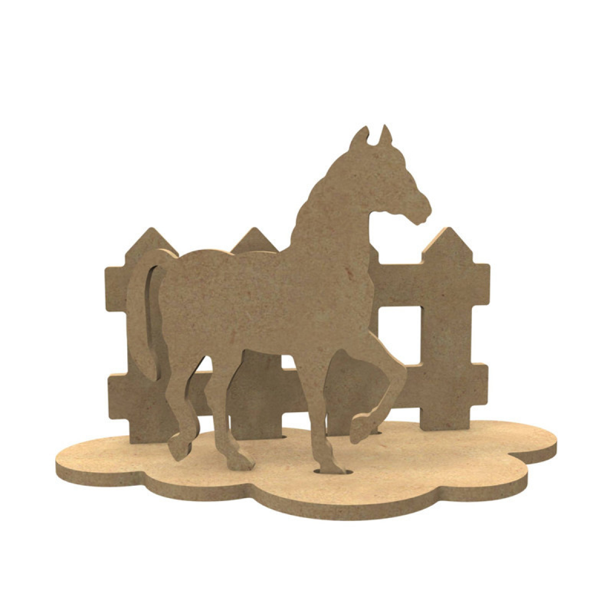 Loisirs Créatifs - Décoration 3D - cheval - La boutique Rotin Filé