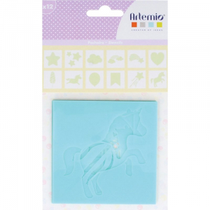 Set of 12 stencils - Unicorn