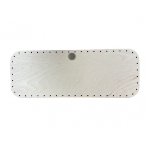 Rounded rectangle bottom 40/15 cm – birch