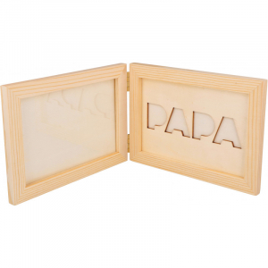 Double Papa wooden frame