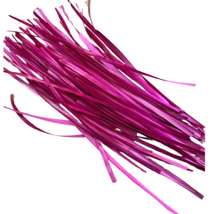 Flattened rye straw - Fuchsia - 10g