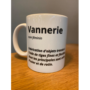 Mug Tasse Définition du mot vannerie ...