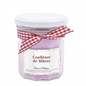 Bougie Pot de confiture - Mûre